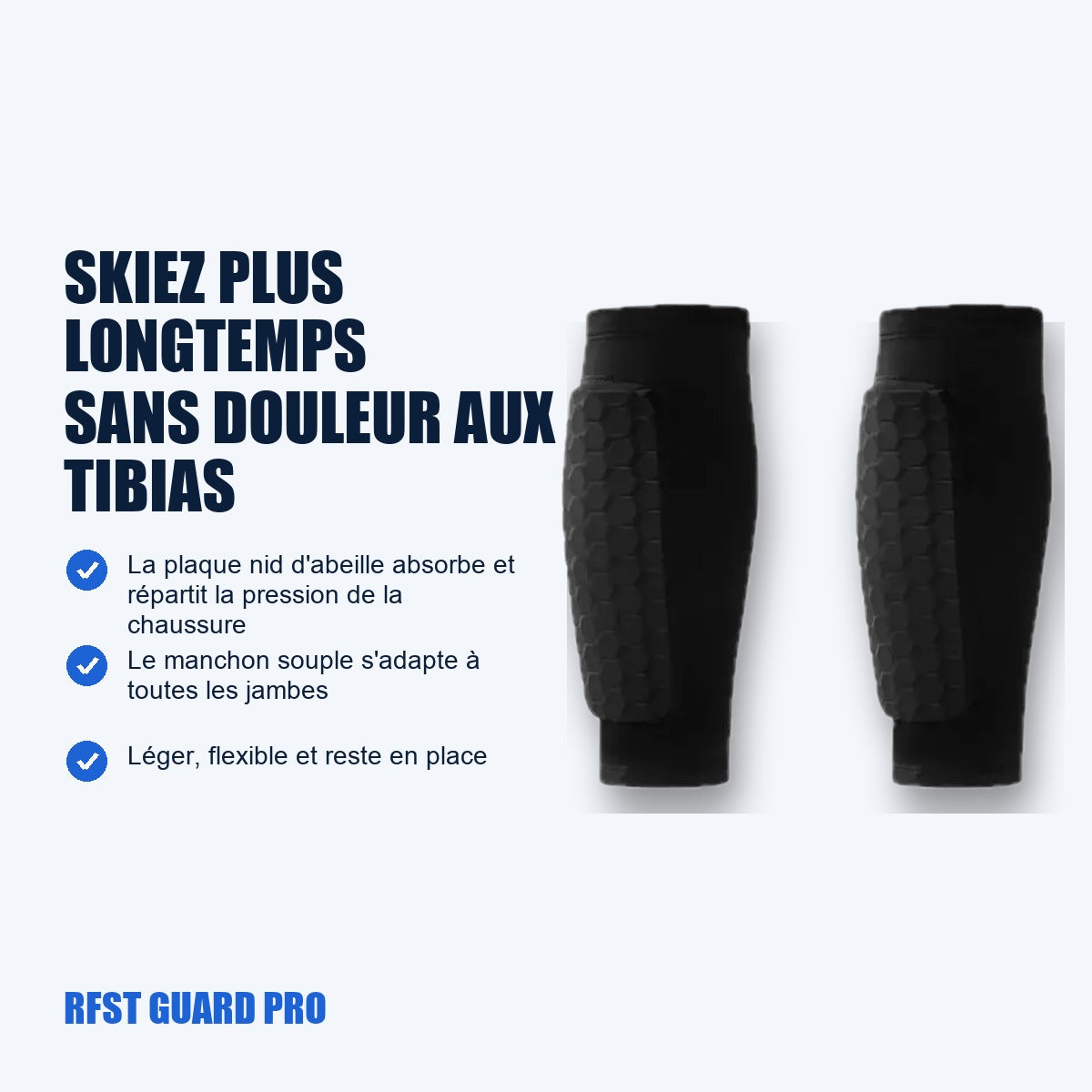 RFST Guard Pro – skiez plus longtemps sans douleur aux tibias